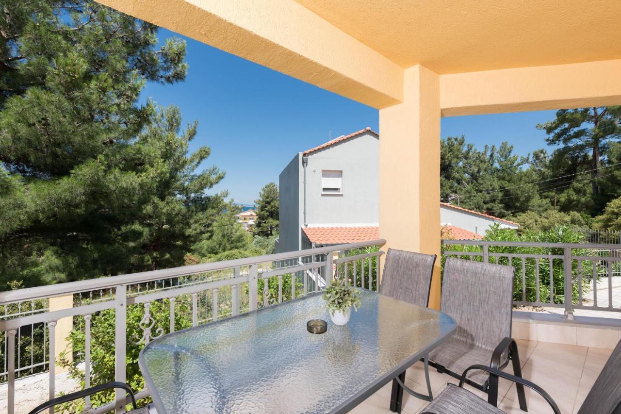 Louloudis Pool Villa Skala Rachoni  ภายนอก รูปภาพ