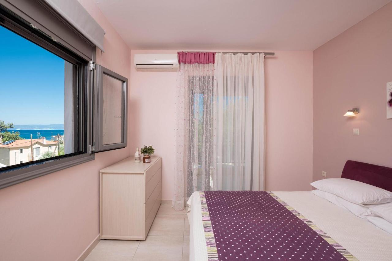 Louloudis Pool Villa Skala Rachoni  ภายนอก รูปภาพ