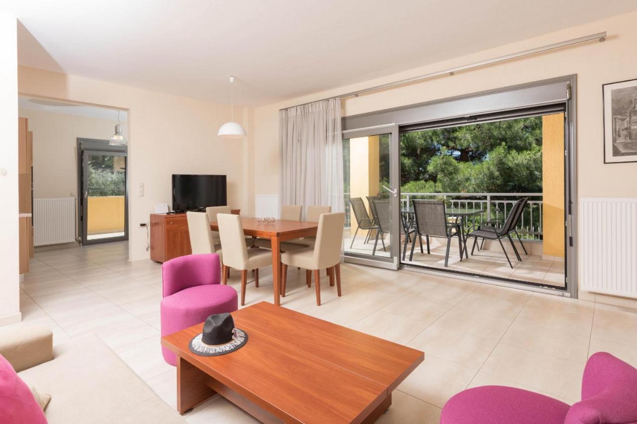 Louloudis Pool Villa Skala Rachoni  ภายนอก รูปภาพ